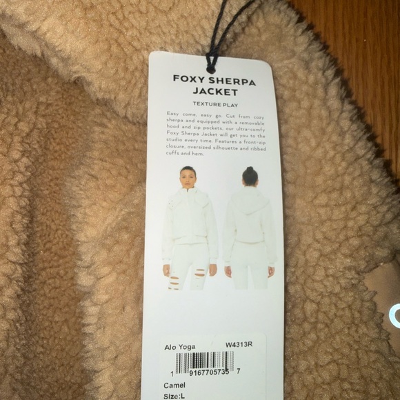 Like New ALO Foxy Sherpa Jacket Large - Picture 4 of 8